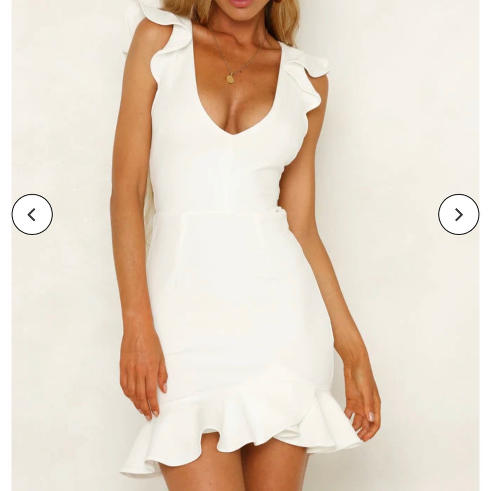 Take The Reigns Dress White - Small